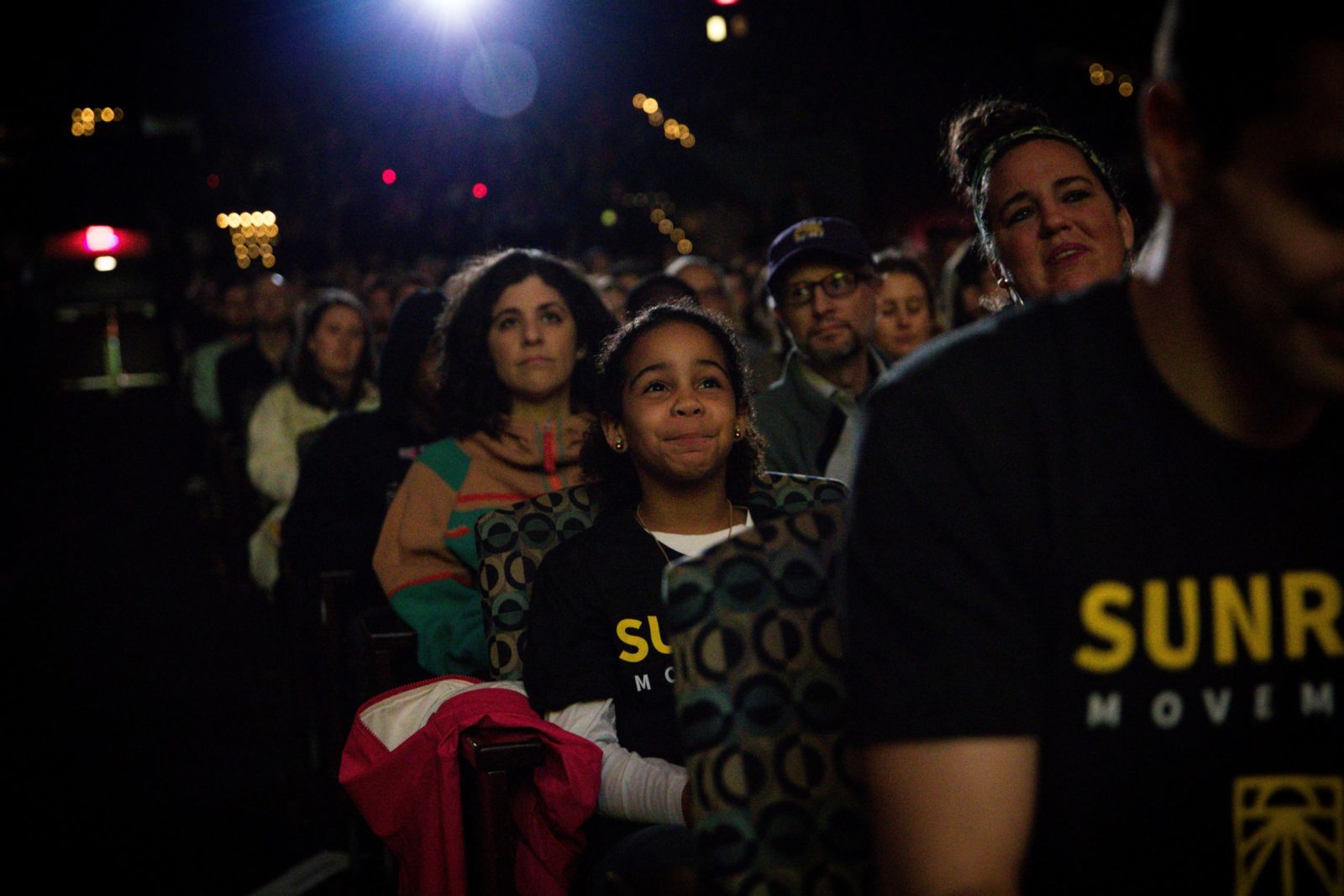 Green New Deal Tour audience member