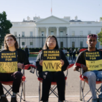 Hunger Strikers outside the White House