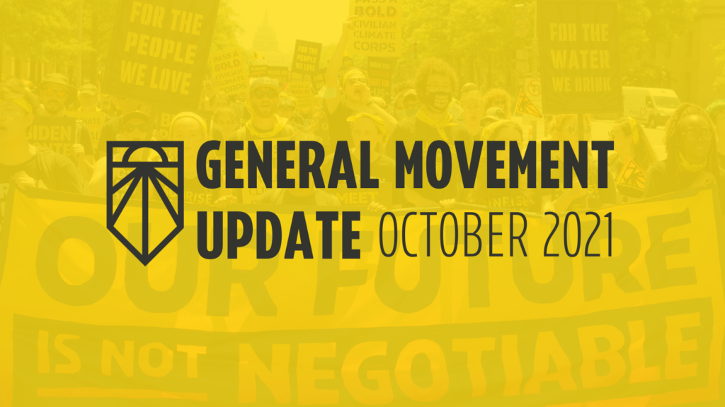 Aggiornamento generale del movimento: ottobre 2021