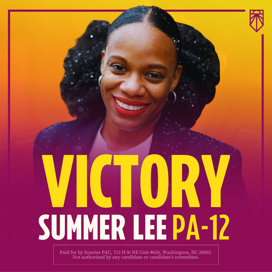 Vittoria: Summer Lee in PA-12