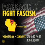 Phonebank om fascisme te bestrijden woensdag + zondag