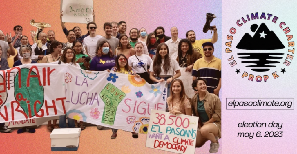 Festa per il lancio della Carta sul clima di El Paso - elpasoclimate.org