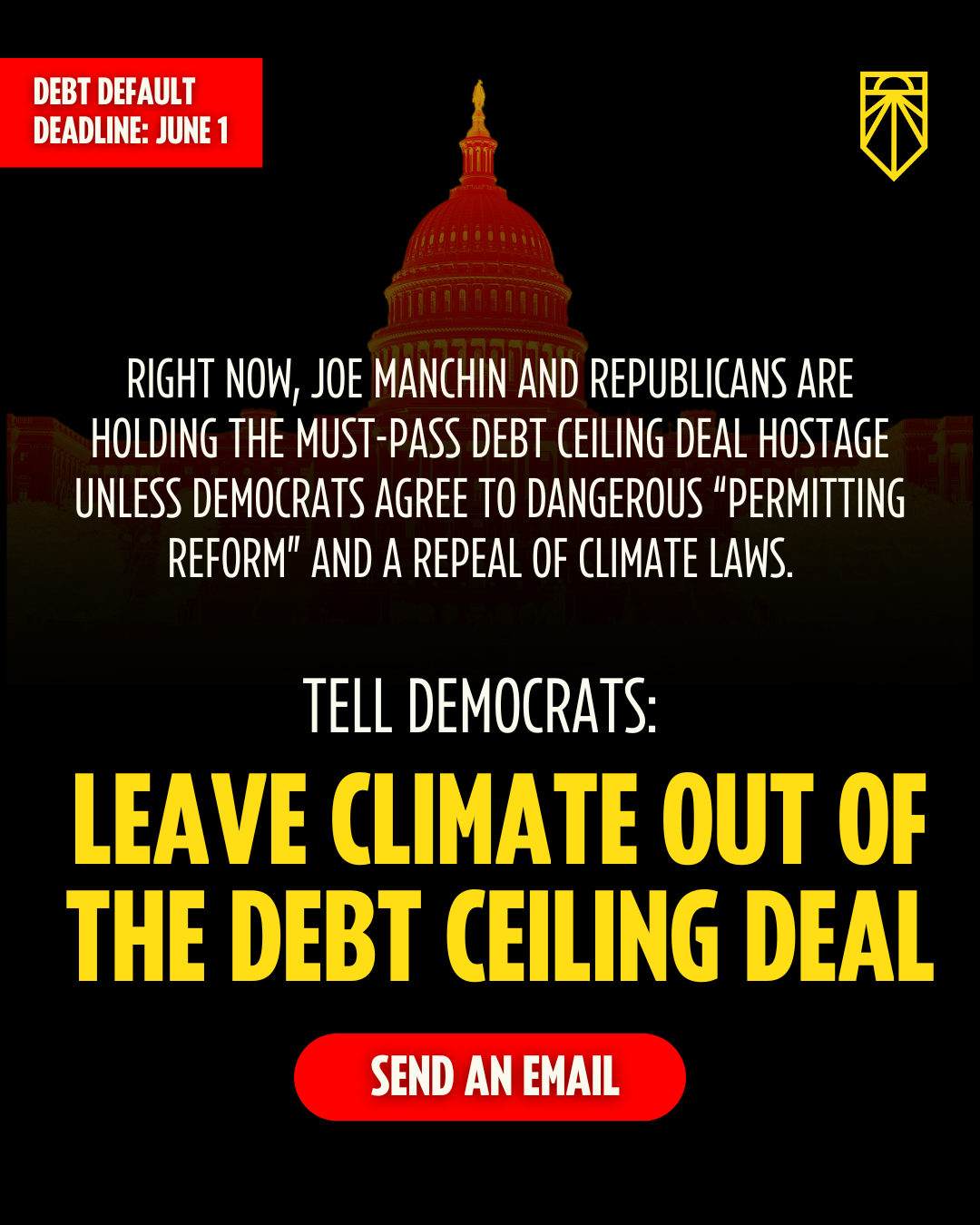 A crise climática já está aqui. Biden, Declare uma Emergência Climática. Assine a petição.