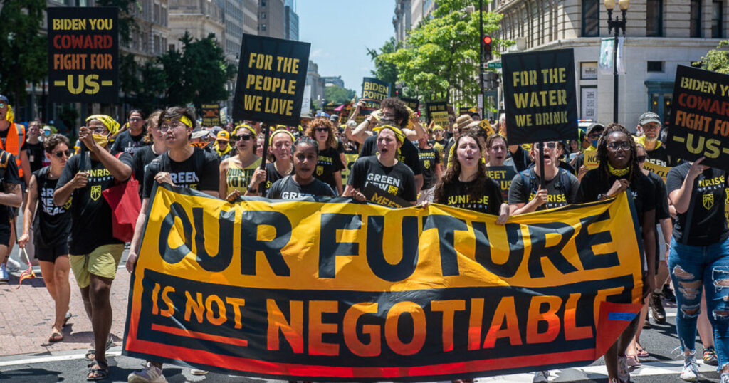 Sunrise Movement: Our future is not negotiable.