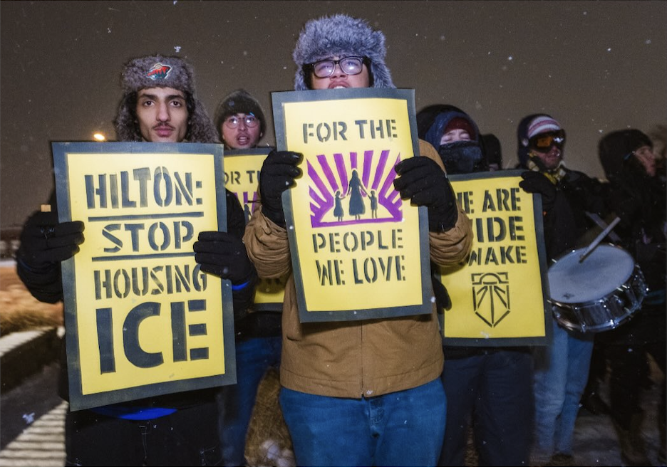 Hilton: stop housing ICE